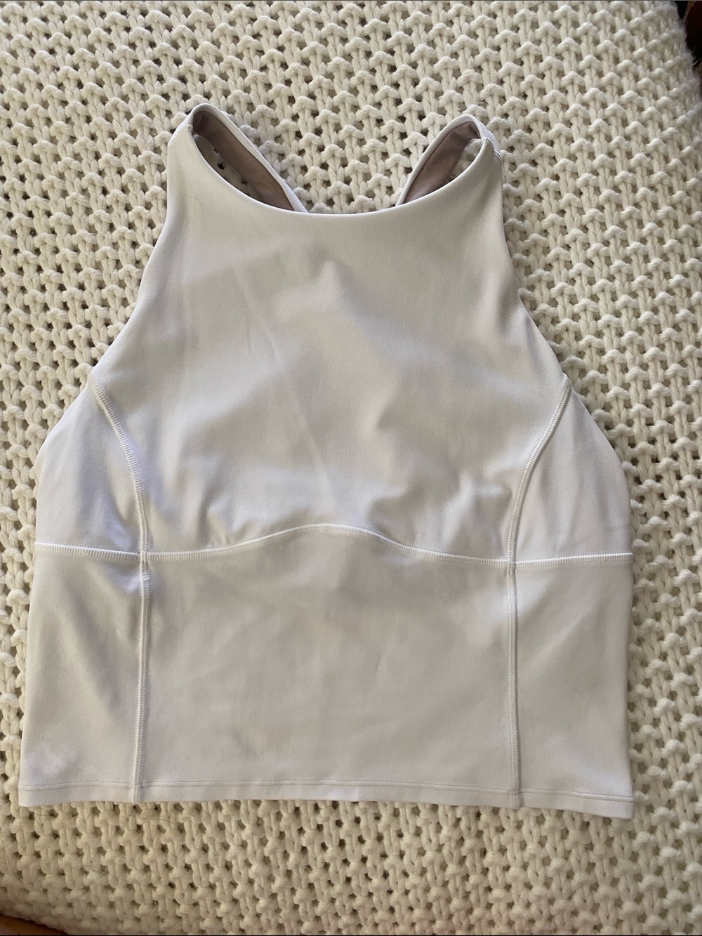 lululemon athletica white High-Neck Tank Top